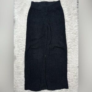 Skims Cozy Knit Fleece Pants / Joggers Size Large / XL - Black